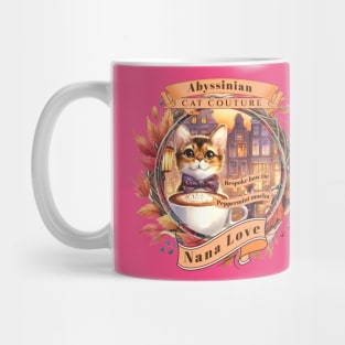 Cat Couture Bespoke Vicuña Kawaii Nana Love 21A Mug